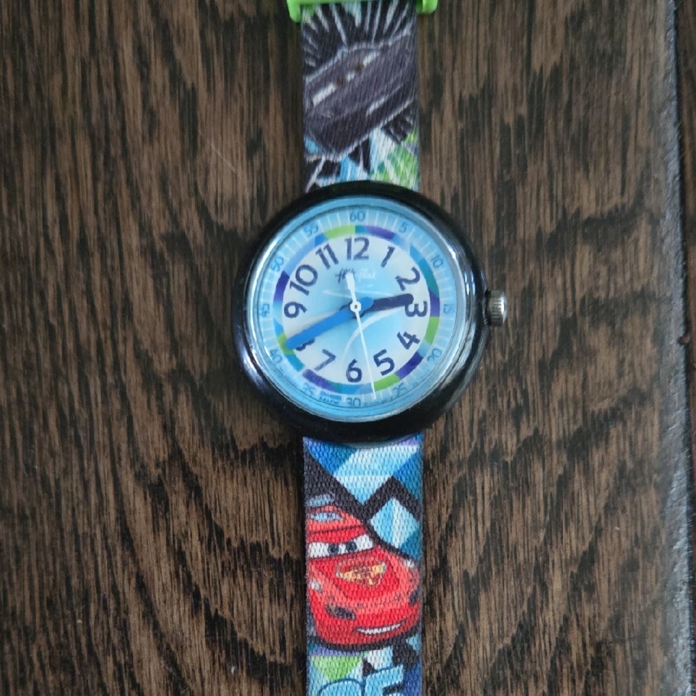 Flik Flak Colorful Watch with Blue and Green Strap